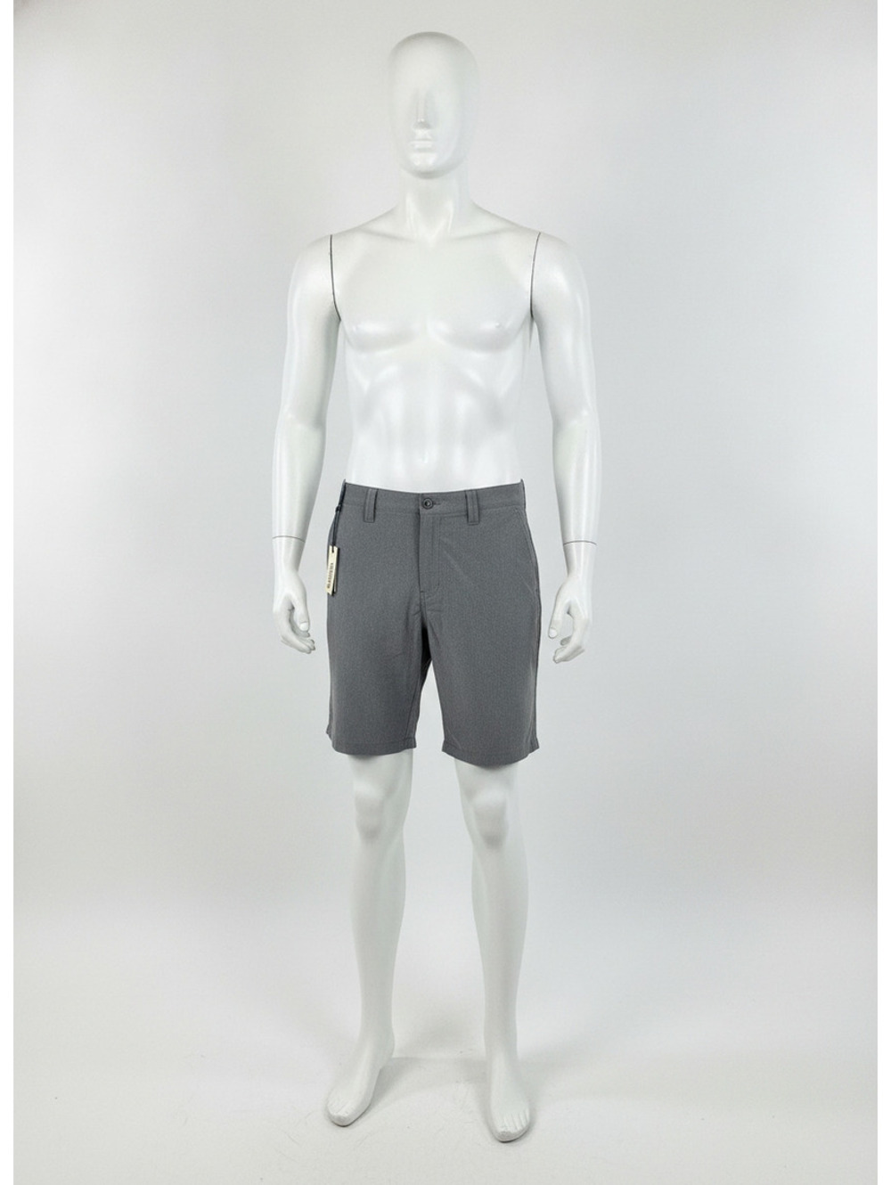 Buffalo David Bitton Men's Gray Bermuda Shorts Size 38
